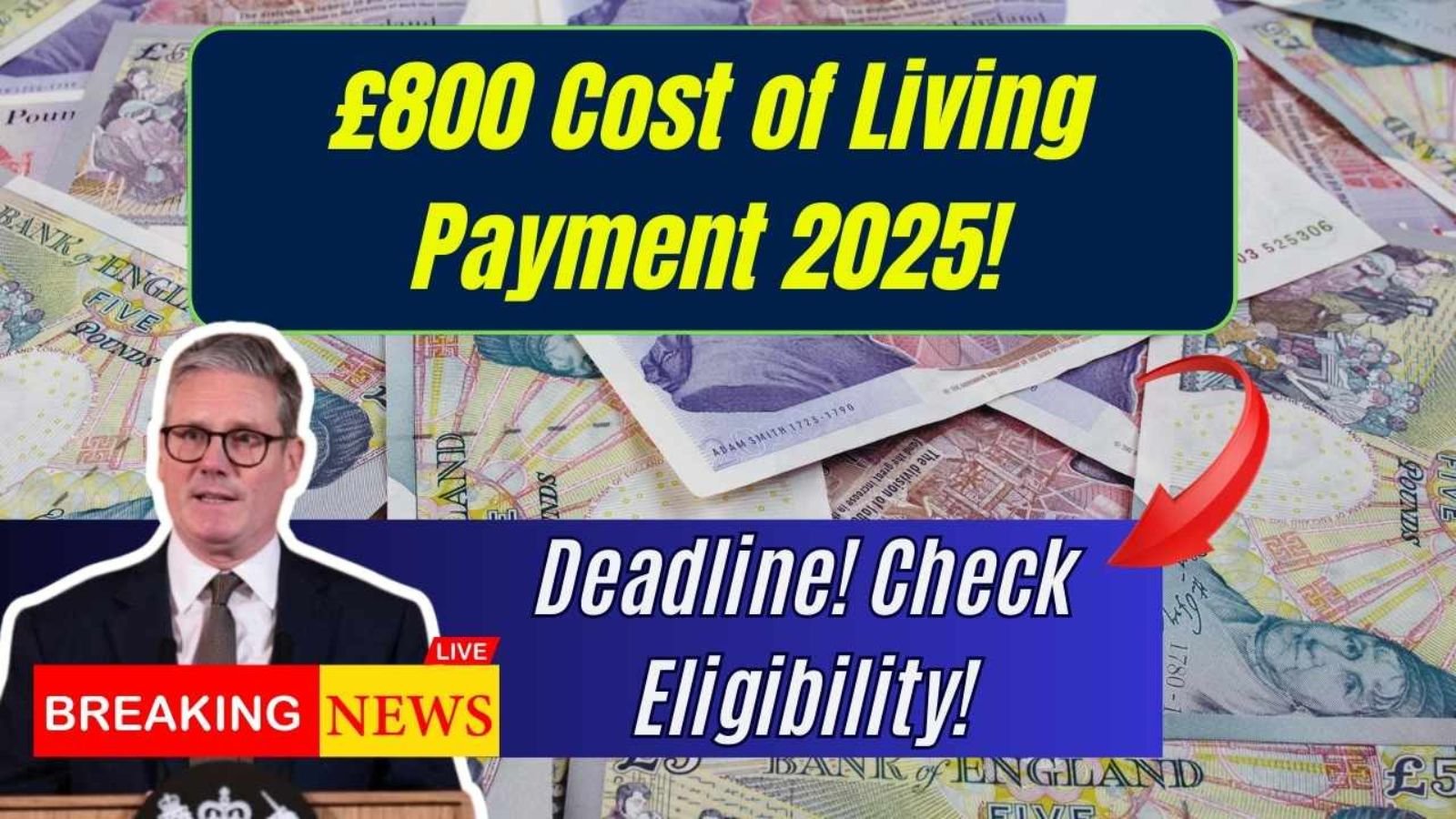 £800 Cost of Living Payment 2025