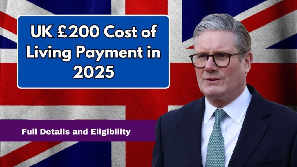 UK £200 Cost of Living Payment in 2025