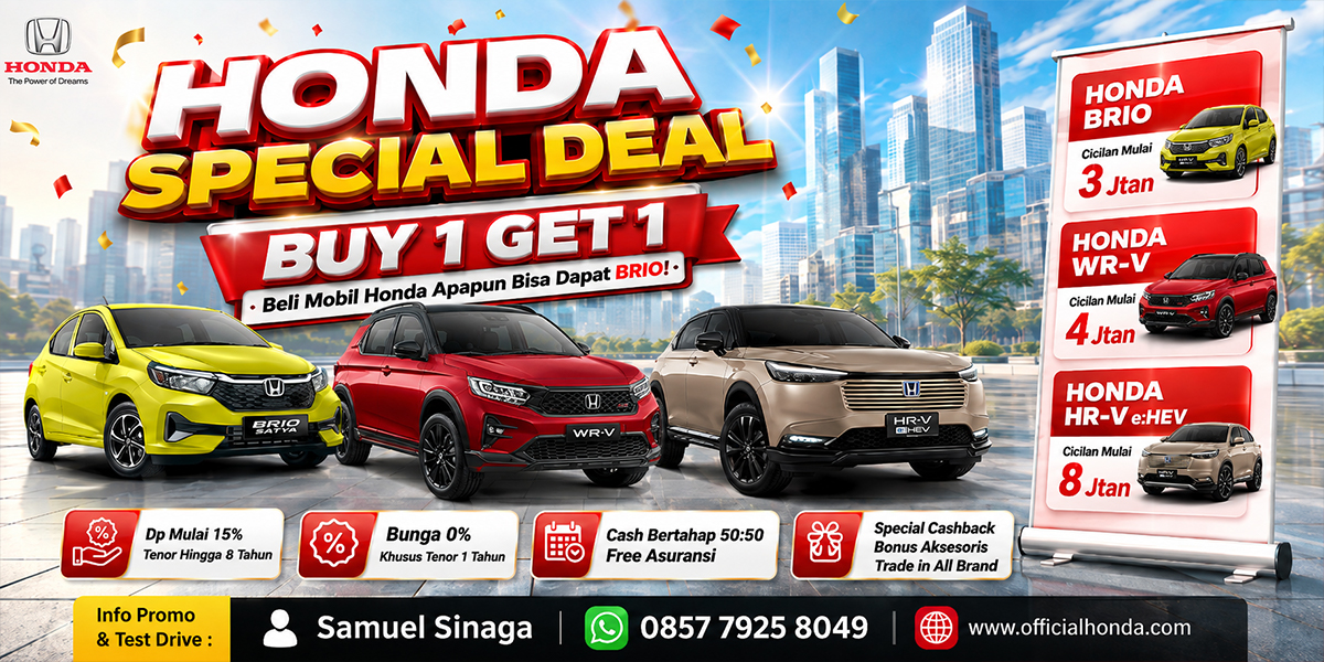PROMO HONDA JAKARTA BANNER